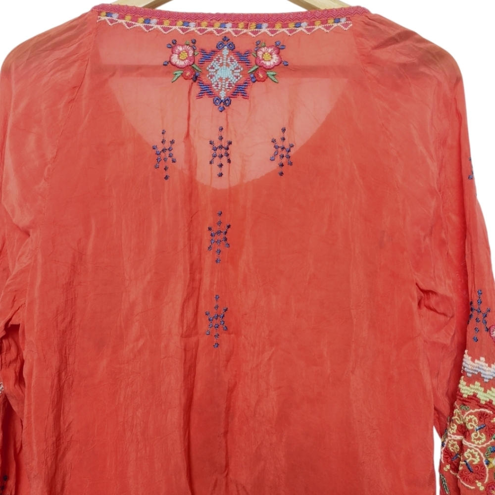 Johnny Was Muna Embroidered Top - Picture 6 of 8